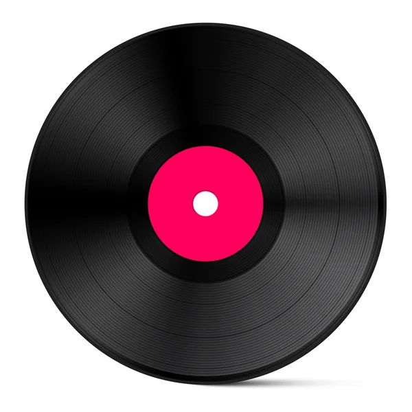 白い背景上に分離されてベクトル ビニール レコード — ストックベクタ