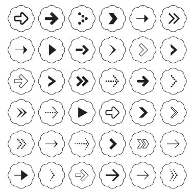 Anahat vektör okları Set