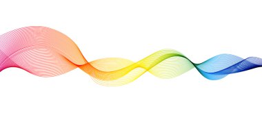 Renkli dalga vektör