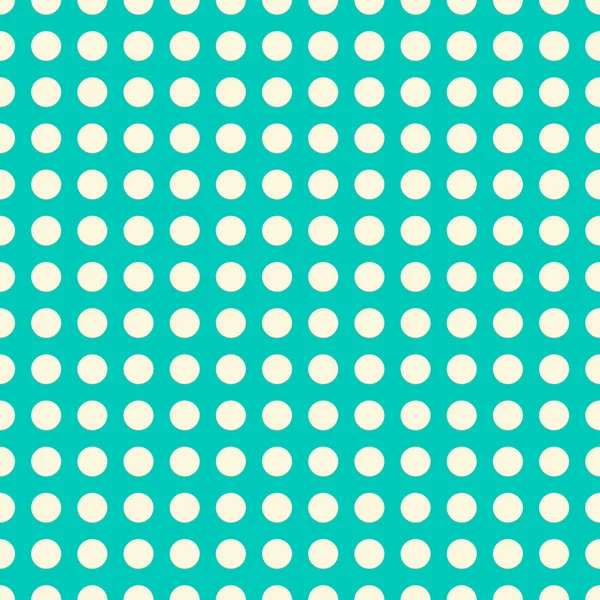 Fond sans couture pour les dessins Web ou couvertures - motif bleu pointillé rétro — Image vectorielle