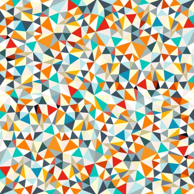 Soyut vektör Retro üçgenler arka plan