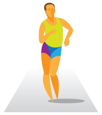 Yarış walker yolda