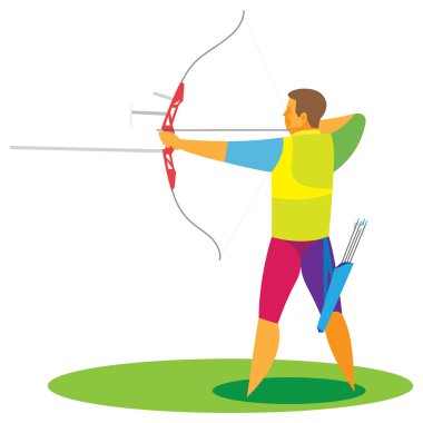 Okçu yarışmalara katılır