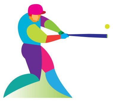 Beyzbol oyuncusu meyilli bit ile