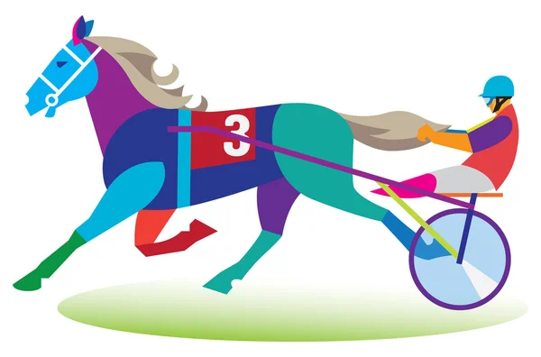 Yarış paça. At ve binici
