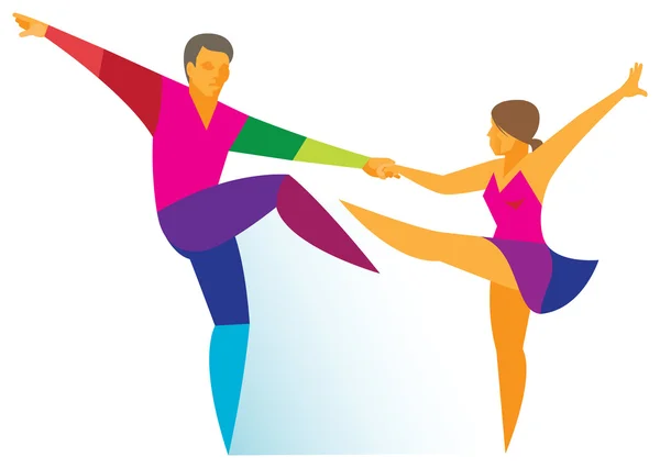 Rock and roll dansçılar gerçekleştirmek