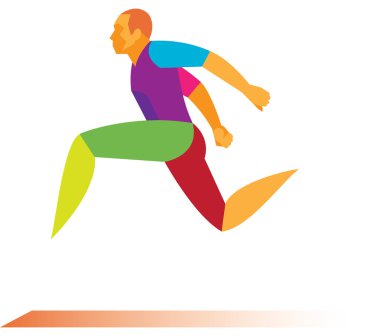 hızlı koşmak uzun atlamacı