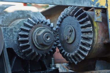 eski vinç kaplı Şanzımanı pinyon.