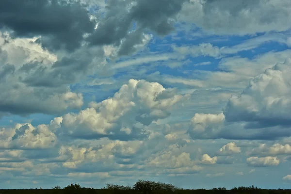 Céu nublado. — Fotografia de Stock