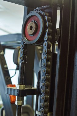 Bileşenleri sürücü vinç kamyon zincir.