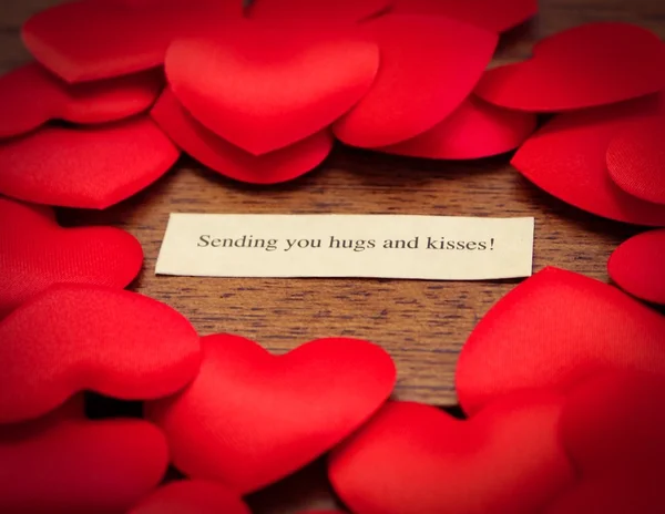 Sending you Hugs and Kisses — Stock Photo, Image