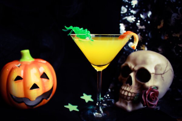 Scary Halloween Cocktail