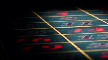 Rulet kumar oyunu yeşil ve gölge, casino ile standart masa