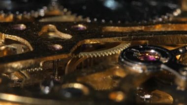 Hareketli metal vites. Yakın çekim