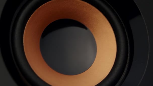 Loud speaker. Closeup — Stock Video