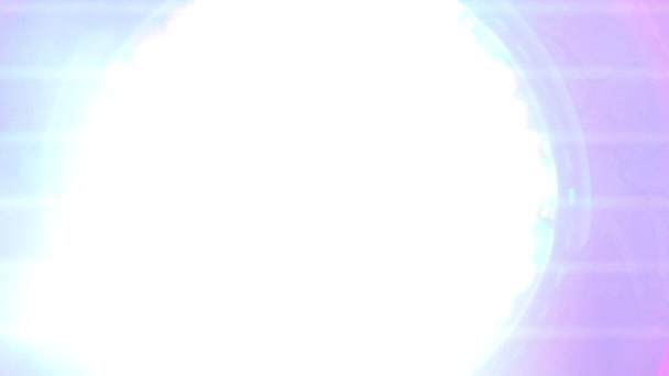 Lumière clignotante rayons de tache lumiere et clignotant 