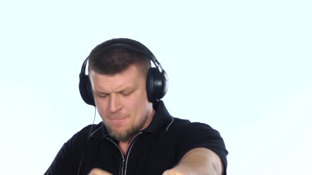 man listening to energy