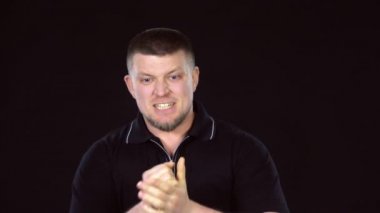 Spor eğlencesi. Siyah. Yavaş çekim