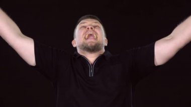 Kutlama. Siyah. Yavaş çekim