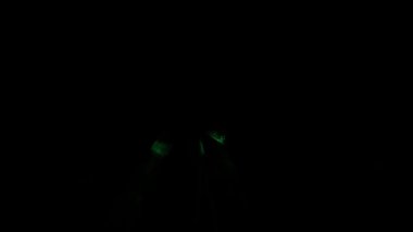 Parlak ışık lamba dönen ekipman aydınlatma. Yakın çekim