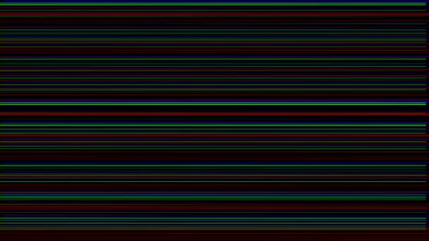 Daño de película vintage y arañazos. Pantalla abstracta pixel digital clasificación ruido fallo error daño fondo — Vídeo de stock