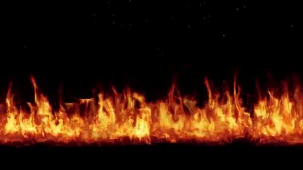 Line of real flames burning on black background. Real fire. Transparent  background. — Stock Video © KinoMasterDnepr #440950826