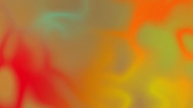 Soyut holografik gökkuşağı animasyonu. 4K hareket grafiği. Moda tekstili, neon rengi, ortam grafik tasarımı, ekran koruyucu.