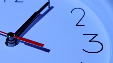 Beyaz arka plan üzerinde vektör ofis saati