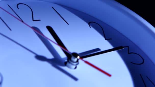 Close up of a watch on white background — Stock Video