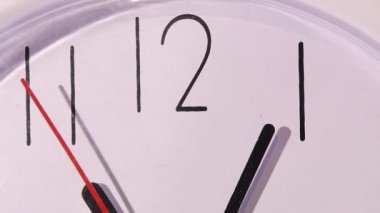 Saati Noon, ağır çekim birkaç dakika gösteren fotoğrafı