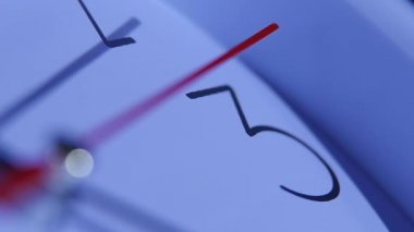 Yakın çekim arama saat, ağır çekim