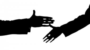 Casey ile iş toplantısı, el sıkışma, Yavaş hareket, Clouse kadar