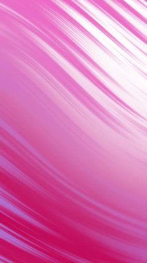 Vibrant pink abstract animated background featuring smooth diagonal motion blur with flowing stripes. Effect tile, turbulent, displace, smear, distort, twirl. Vertical video.