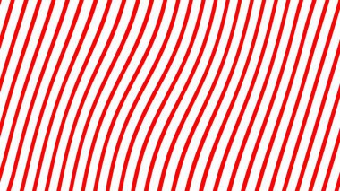 Kırmızı ve beyaz dalgalı çizgileri olan modern soyut tasarım sanatsal kullanım için dinamik bir şablon oluşturuyor.