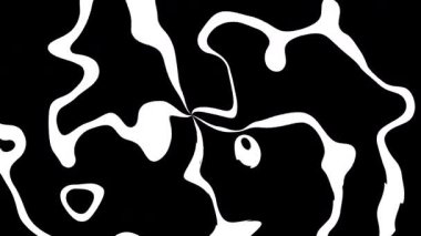 Dinamik siyah ve beyaz soyut desen girdap efektli optik bir illüzyon yaratıyor..