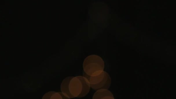 Luzes de bokeh desfocadas. de perto — Vídeo de Stock