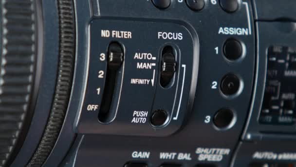 Changement de doigt commutateur vidéo sur appareil photo numérique, mise au point 