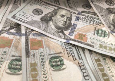 Amerikan doları banknotları. Yeni örnek.