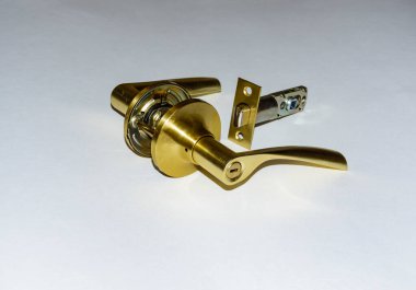 Ev ve ofis için iç kapı kilitleme mekanizması. bulanık odak