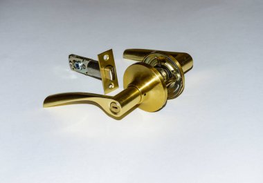 Ev ve ofis için iç kapı kilitleme mekanizması. bulanık odak