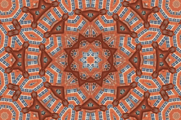 Bright mandala star — Stock Photo, Image