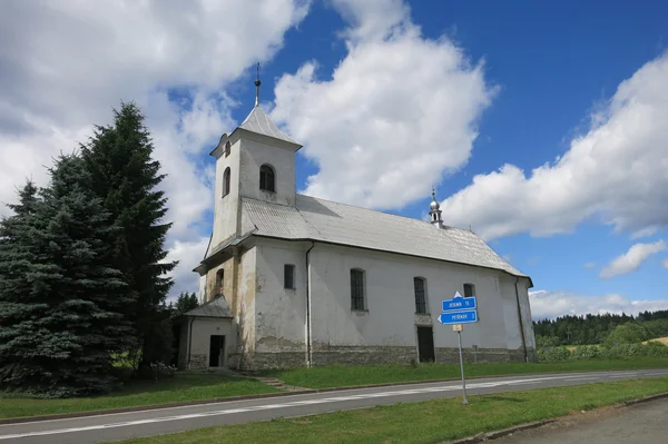 A Igreja dos Três Reis em Ostruzna, República Checa — Fotografia de Stock