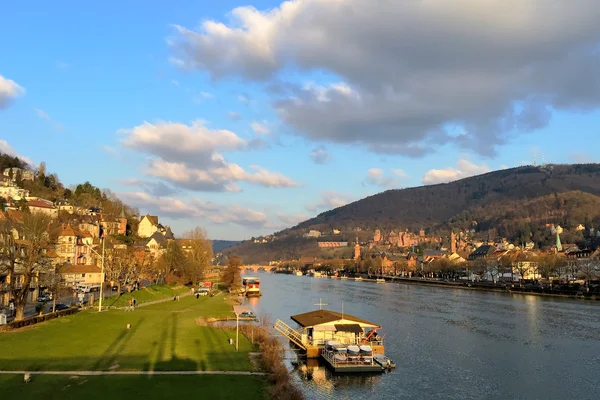 Heidelberg Castle and Old Bridge — Stock Photo, Image