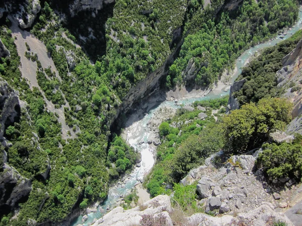 Provence Francie - krásy kaňonu verdon — Stock fotografie