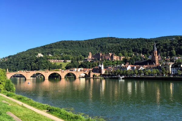 Heidelberg Castle and Old Bridge — Stock Photo, Image