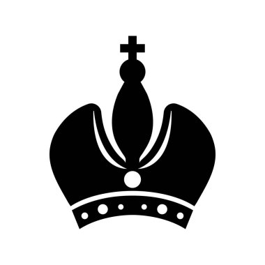 Crown Icon beyaz arka planda izole edilmiş, modaya uygun, düz stil. Web sitenizin tasarımı için taç sembolü, logo, uygulama, ui. resimleme.