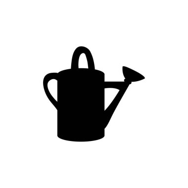 Sulama beyaz izole arkaplanda izole edilmiş düz simge olabilir. Vektör.