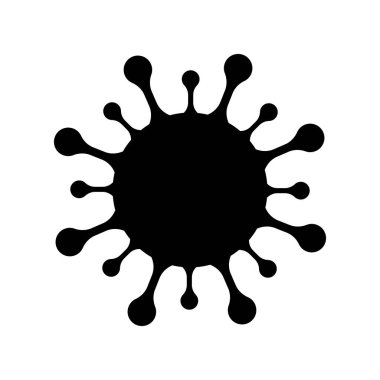 Coronavirus işareti. Koronavirüsü durdur. Coronavirüs salgını. Koronavirüs tehlikesi ve halk sağlığı ve grip salgını. Tehlikeli hücrelerle salgın hastalık konsepti. Vektör illüstrasyonu.
