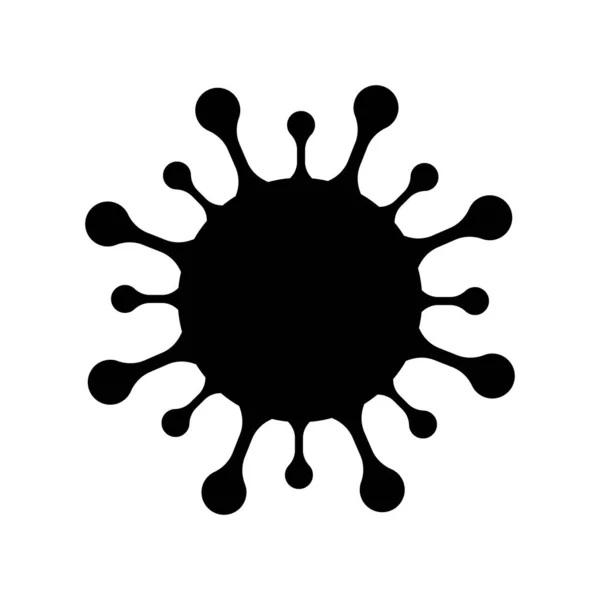 Σύμβολο Του Coronavirus Σταματήστε Τον Κορωναϊό Επιδημία Του Κορωναϊού Κίνδυνος — Διανυσματικό Αρχείο