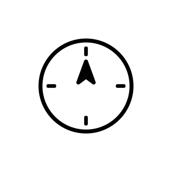 Vektorový kompas ikona na bílém pozadí — Stockový vektor